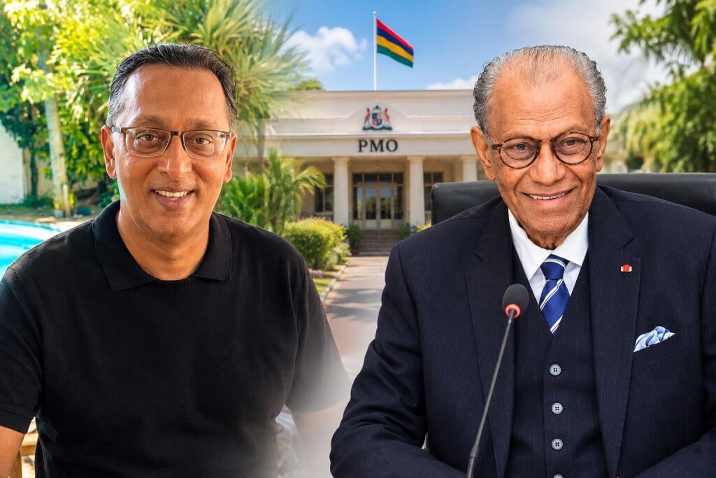 Rencontre entre Ramgoolam et Bhadain au PMO