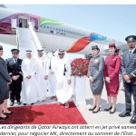 Les dirigeants de Qatar Airways débarquent en jet privé négociations au sommet de l’État.